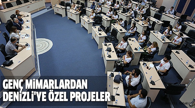 GENÇ MiMARLAR PROJELERİNİ BAŞKAN ZOLAN'A SUNDU