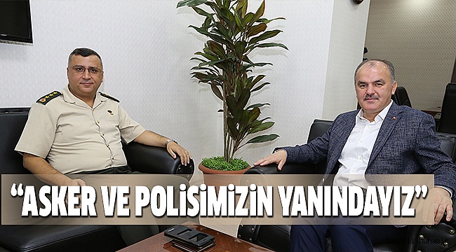 GÜRLESİN, ALBAY METİN DÜZ'Ü AĞIRLADI