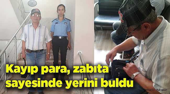 Kayıp para, zabıta sayesinde yerini buldu