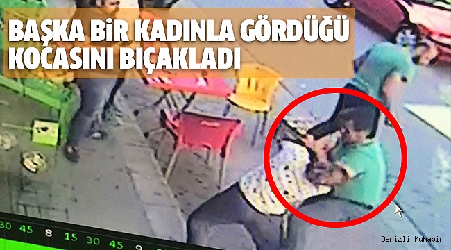 KOCASINI BIÇAKLAYAN KADIN GÜVENLİK KAMERASINDA