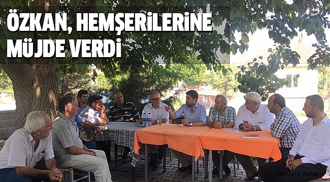 MiLLETVEKiLi ÖZKAN’DAN,SULAMA MÜJDESİ