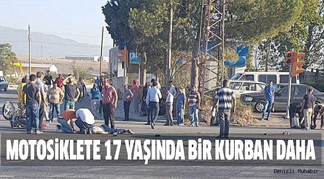 MOTOSİKLET İLE SERVİS MİNİBÜSÜ ÇARPIŞTI