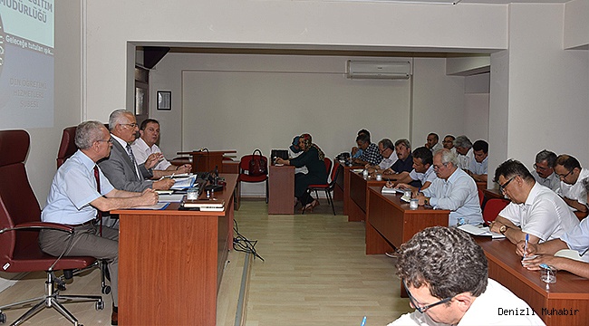 OĞUZ, İLÇE MÜDÜRLERİ İLE MÜFREDAT İÇİN TOPLANDI