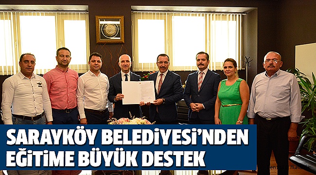 SARAYKÖY BELEDİYESİ’NDEN EĞiTiM ATAĞI