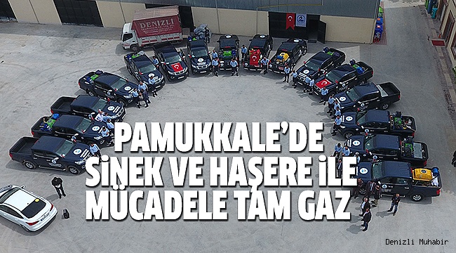 SİNEK İLE MÜCADELE İÇİN 16 YENi ARAÇ ALINDI
