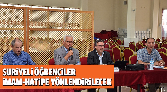 SURiYELi ÖĞRENCiLERE DiN ÖĞRETiMi ÇALIŞTAYI YAPILDI