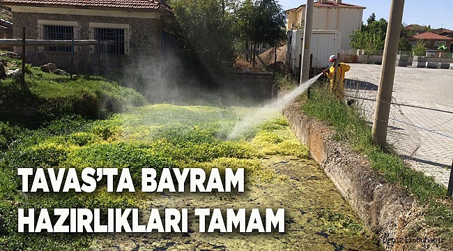 TAVAS BELEDİYESİ KURBAN BAYRAMI HAZIRLIKLARINI TAMAMLADI