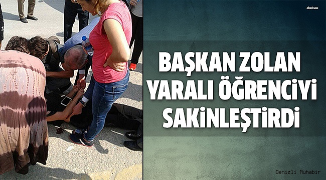YARDIMINA BAŞKAN ZOLAN KOŞTU