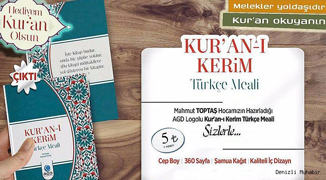 AGD, GENÇ NESLİ KUR’ANLA BULUŞTURUYOR