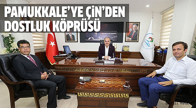 BAŞKAN GÜRLESİN’İ TEBRİK ETTİLER