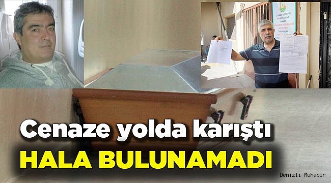 Cenaze yolda karıştı