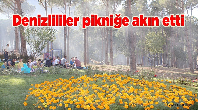 Denizlililer pikniğe akın etti