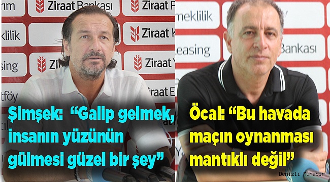 Denizlispor - Düzcespor maçının ardından