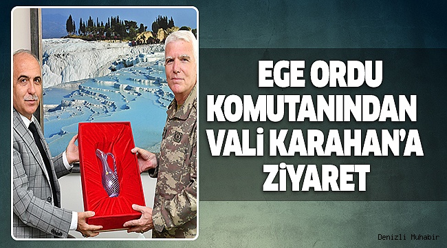 EGE ORDU KOMUTANI DENiZLi’DE