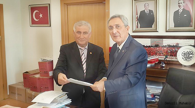 EMİN HALUK AYHAN’A DOSYA SUNDUK