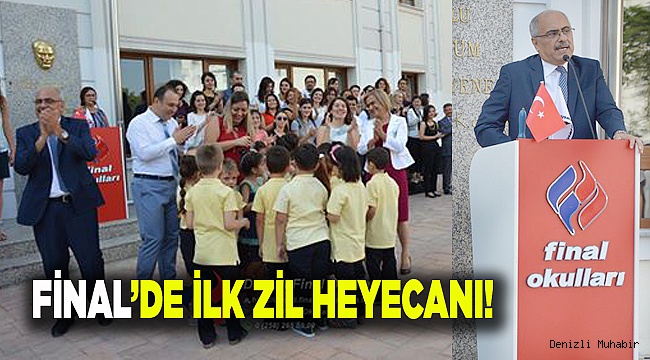 FİNAL'DE İLK ZİL HEYECANI !