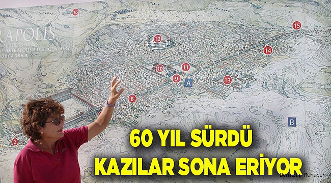 Hierapolis Antik Kenti kazı çalışmaları cuma günü sona eriyor