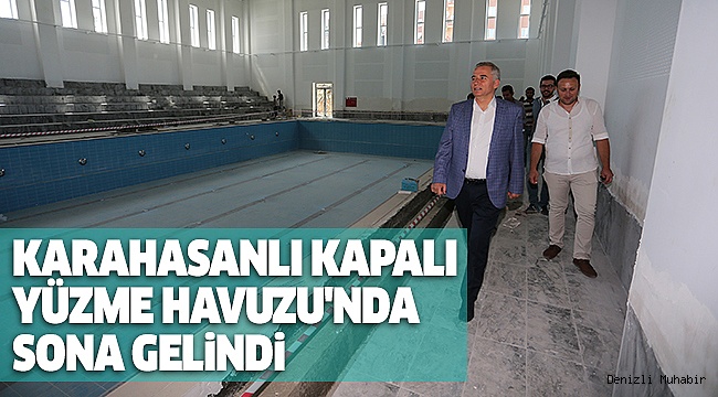 KARAHASANLI YÜZME HAVUZU’NUN KABA iNŞAATI BiTTi