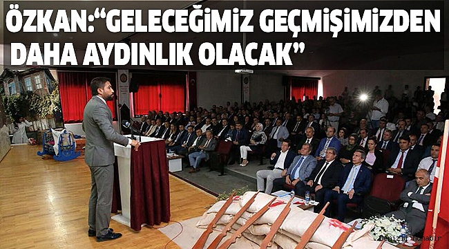 ÖZKAN, 15 TEMMUZ ŞEHiTLERiNi ANMA GÜNÜNE KATILDI