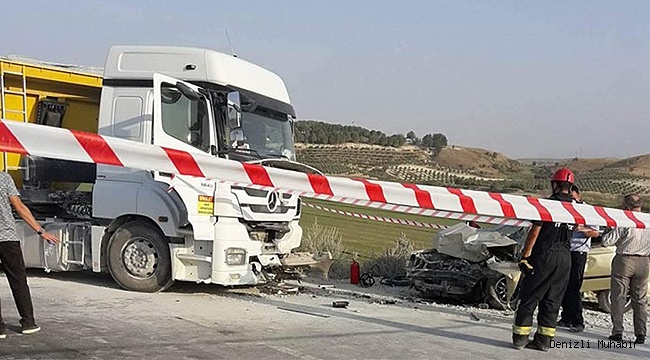 SARAYKÖY'DE KAZA: 1 ÖLÜ 3 YARALI