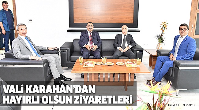 VALİ KARAHAN, BAŞSAVCILIK VE BARO’YU ZİYARET ETTİ