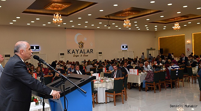 VALi KARAHAN, GAZi ve AiLELERiNi AĞIRLADI