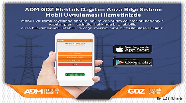 ADM VE GDZ ELEKTRİK’İN MOBİL UYGULAMASI TAM NOT ALDI
