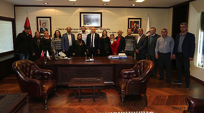 AK PARTİ ACIPAYAM’DAN BAŞKAN ZOLAN’A ZİYARET