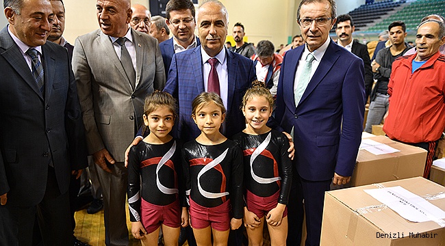 AMATÖR SPOR KULÜPLERİNE SPOR MALZEMESİ DESTEĞİ