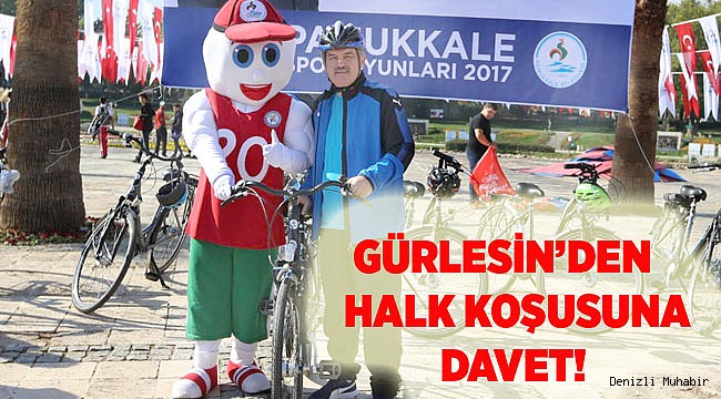 BAŞKAN GÜRLESİN’DEN YARI MARATON VE HALK KOŞUSU’NA DAVET