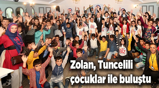 Başkan Osman Zolan, Tuncelili çocuklar ile buluştu