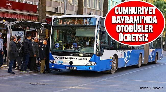 BAYRAMDA OTOBÜSLER ÜCRETSİZ