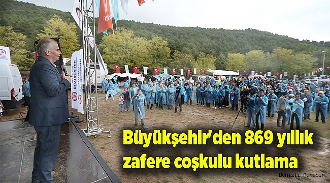 Büyükşehir'den 869 yıllık zafere coşkulu kutlama