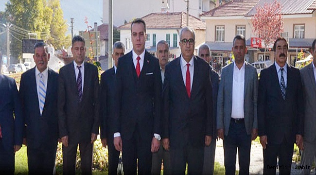 ÇAMELİ'DE MUHTARLAR, GÜNÜNÜ KUTLADI