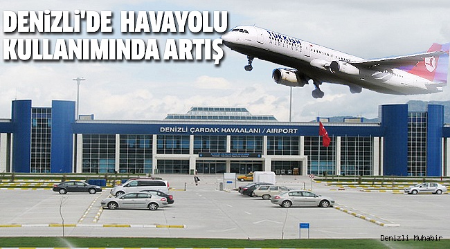ÇARDAK HAVAALANI’NDAN EYLÜL’DE 46 BİN 755 KİŞİ UÇTU