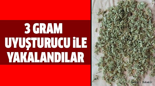 ÇiVRiL’DE UYUŞTURUCUYA 3 GÖZALTI