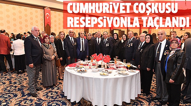 CUMHURİYET RESEPSİYONU COŞKU İÇİNDE YAPILDI
