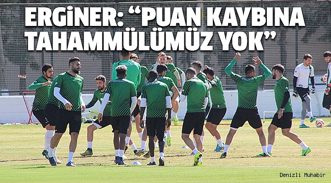 DENİZLİSPOR’DA ADANA DEMİRSPOR HAZIRLIKLARI SÜRÜYOR