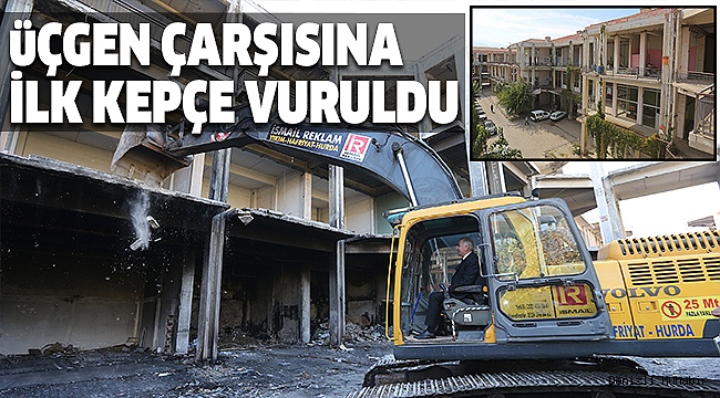 ENKAZA İLK KEPÇEYi BAŞKAN ZOLAN VURDU