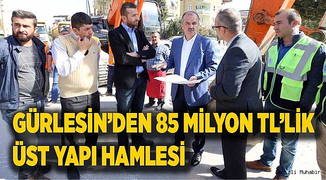 GÜRLESİN’DEN 85 MİLYON TL’LİK ÜST YAPI HAMLESİ