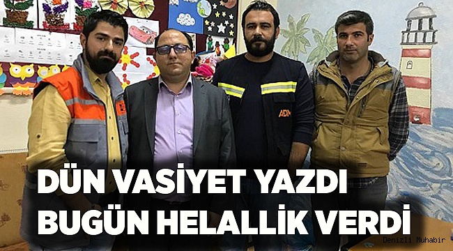 HELALLİK İSTEDİLER