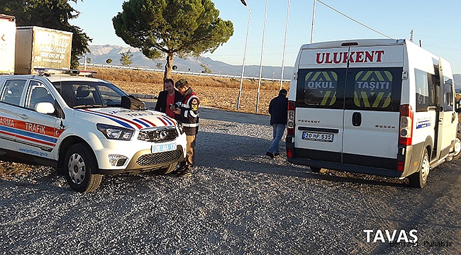 JANDARMA 38 OKUL SERVİSİNE CEZA KESTİ