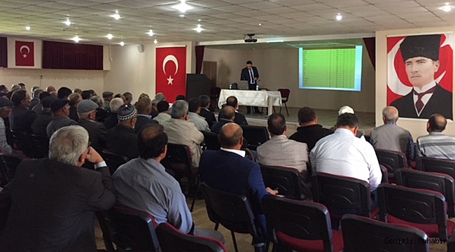 KALE’DE TARIM ARAZİ BİLGİLENDİRME TOPLANTISI