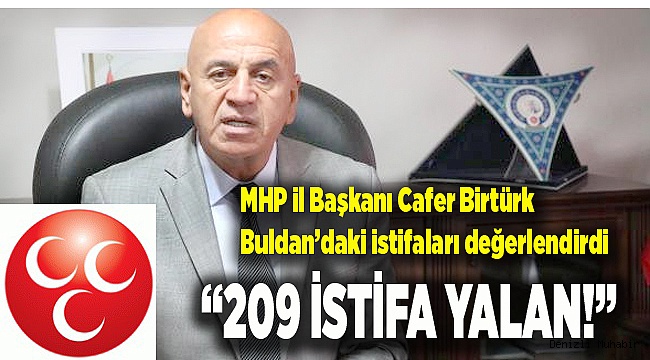MHP İL BAŞKANINDAN AĞIR SUÇLAMA
