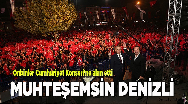 Onbinler Cumhuriyet Konseri'ne akın etti