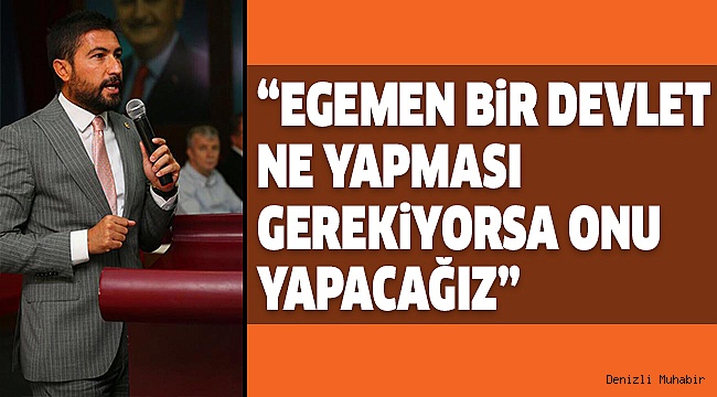 ÖZKAN, KUZEY IRAK İLE İLGİLİ AÇIKLAMA YAPTI