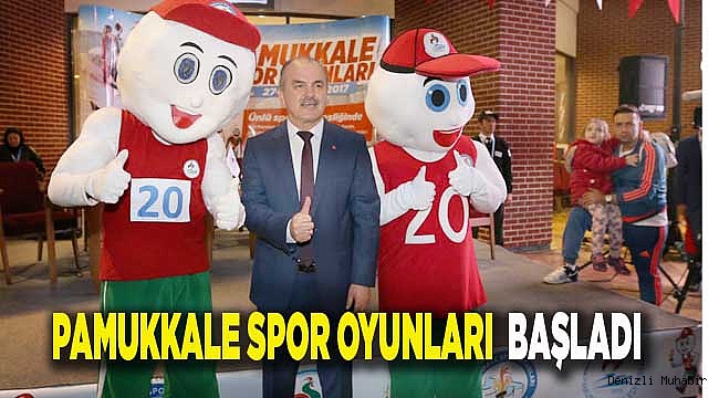 PAMUKKALE SPOR OYUNLARI’NA MUHTEŞEM AÇILIŞ