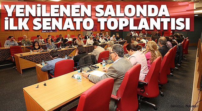 PAÜ SENATO SALONUNU YENİLEDİ