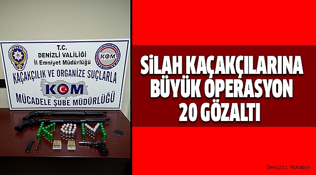 SİLAH KAÇAKÇILARINA BÜYÜK DARBE