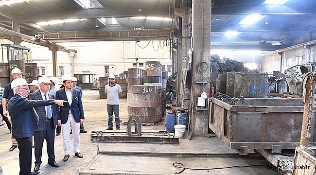 VALi KARAHAN, OSB’Yİ ZİYARET ETTİ
